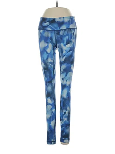 Pre-owned Lululemon Athletica Active Pants In Blue