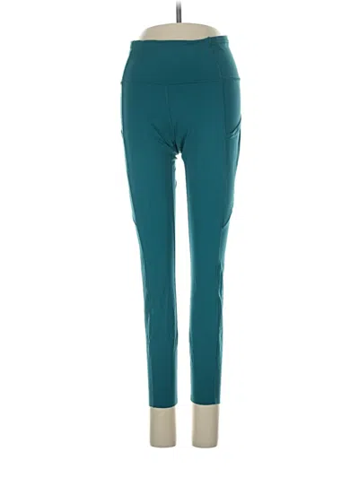 Pre-owned Lululemon Athletica Active Pants In Blue