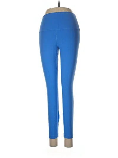Pre-owned Lululemon Athletica Active Pants In Blue