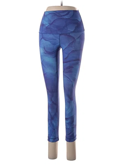 Pre-owned Lululemon Athletica Active Pants In Blue