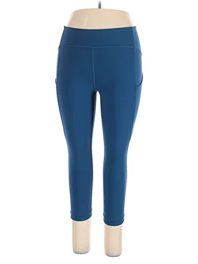 Pre-owned Lululemon Athletica Active Pants In Blue