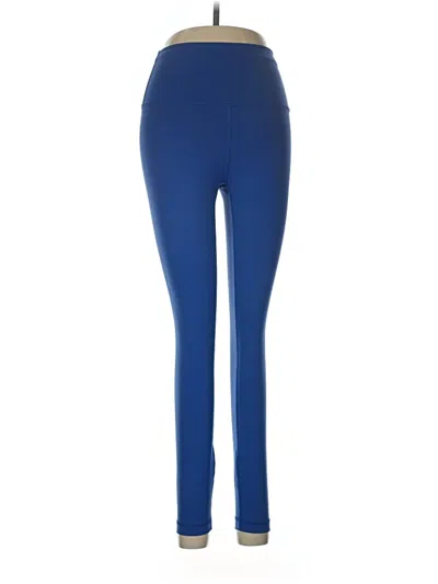 Pre-owned Lululemon Athletica Active Pants In Blue
