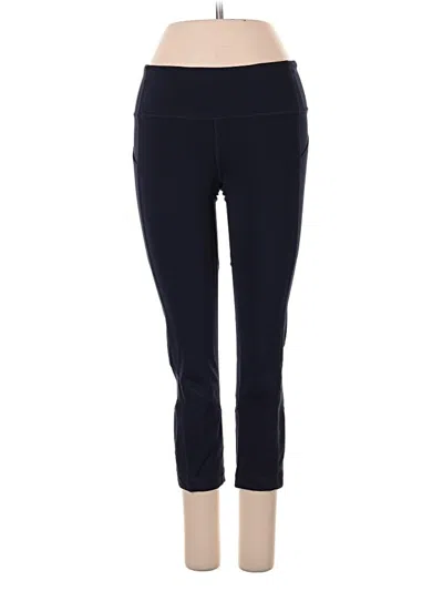 Pre-owned Lululemon Athletica Active Pants In Blue