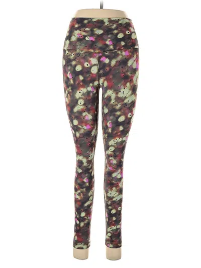 Pre-owned Lululemon Athletica Active Pants In Brown