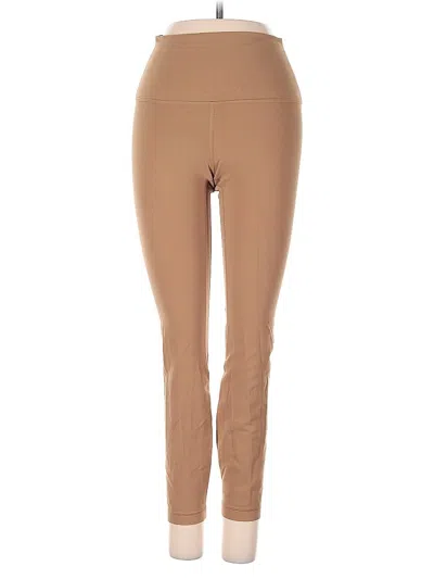 Pre-owned Lululemon Athletica Active Pants In Brown