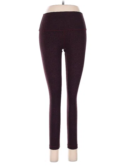 Pre-owned Lululemon Athletica Active Pants In Brown