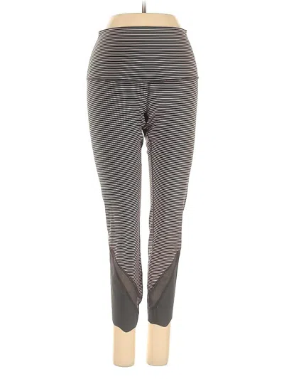 Pre-owned Lululemon Athletica Active Pants In Brown