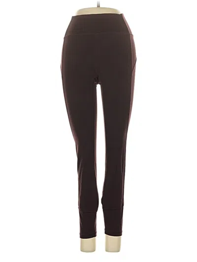 Pre-owned Lululemon Athletica Active Pants In Brown