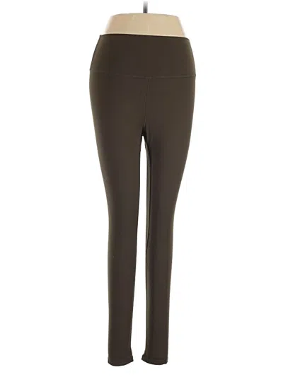 Pre-owned Lululemon Athletica Active Pants In Brown