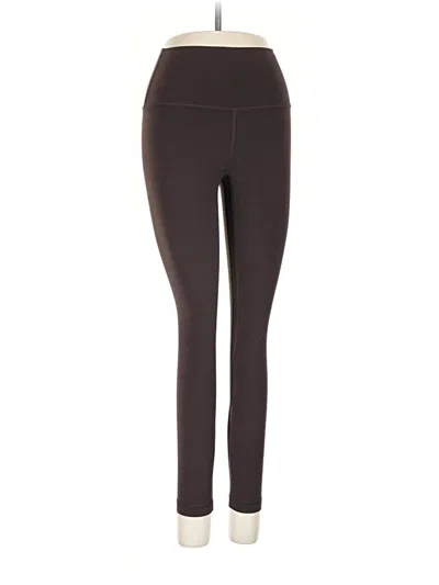 Pre-owned Lululemon Athletica Active Pants In Brown