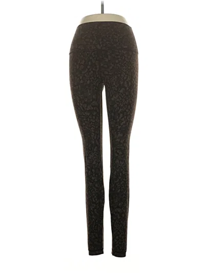 Pre-owned Lululemon Athletica Active Pants In Brown