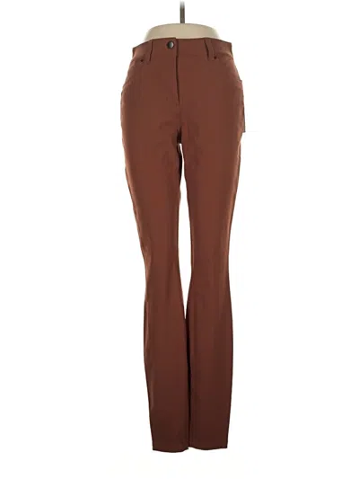 Pre-owned Lululemon Athletica Active Pants In Brown
