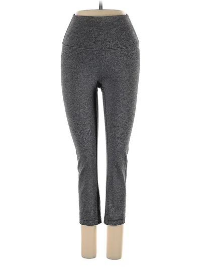 Pre-owned Lululemon Athletica Active Pants In Gray