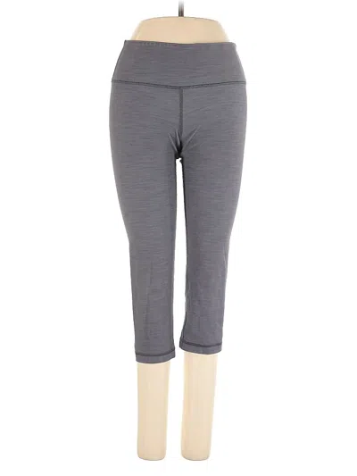 Pre-owned Lululemon Athletica Active Pants In Gray