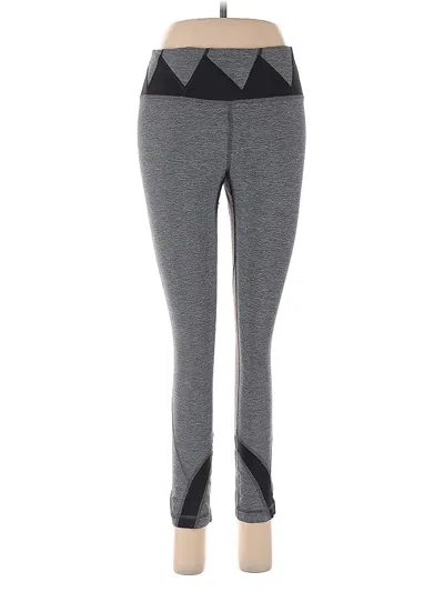 Pre-owned Lululemon Athletica Active Pants In Gray