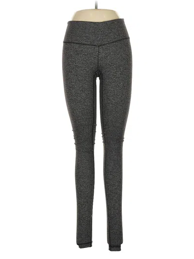 Pre-owned Lululemon Athletica Active Pants In Gray
