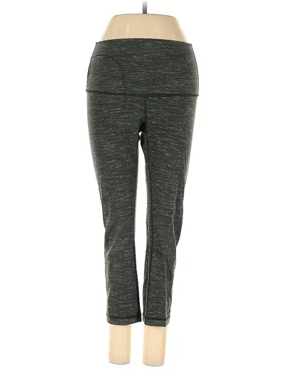 Pre-owned Lululemon Athletica Active Pants In Gray