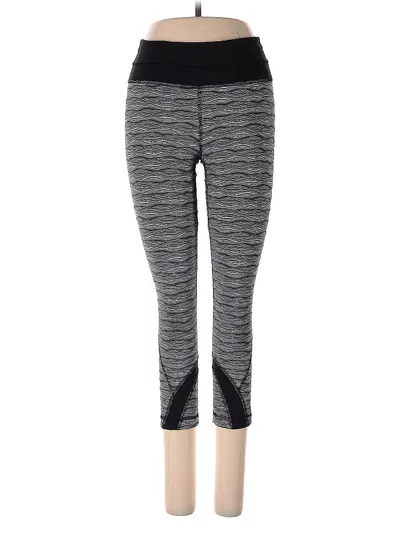 Pre-owned Lululemon Athletica Active Pants In Gray