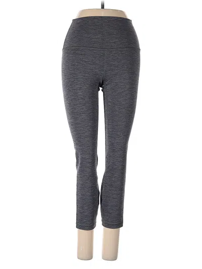 Pre-owned Lululemon Athletica Active Pants In Gray