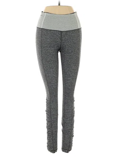 Pre-owned Lululemon Athletica Active Pants In Gray