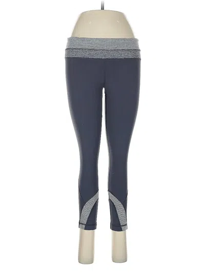 Pre-owned Lululemon Athletica Active Pants In Gray