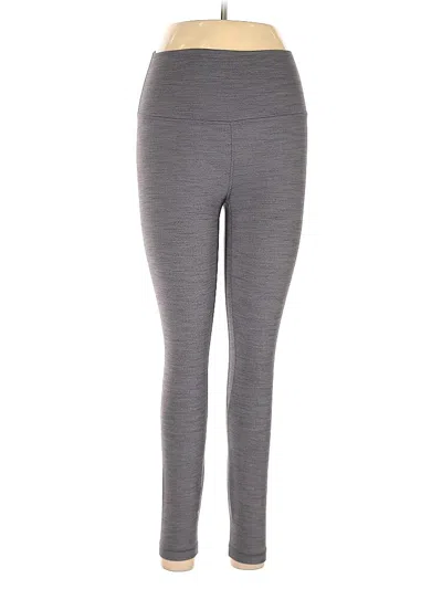 Pre-owned Lululemon Athletica Active Pants In Gray