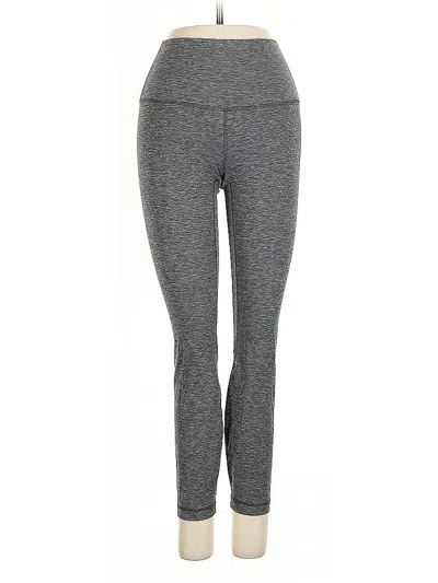 Pre-owned Lululemon Athletica Active Pants In Gray