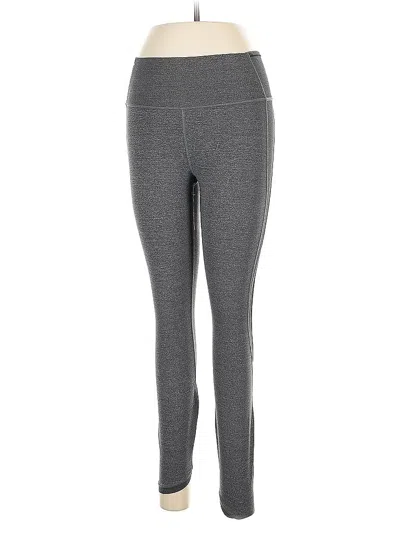 Pre-owned Lululemon Athletica Active Pants In Gray