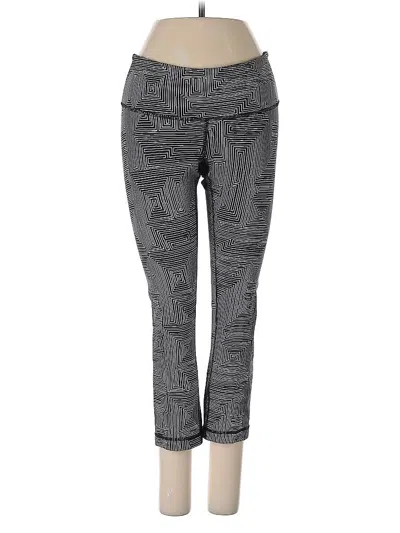 Pre-owned Lululemon Athletica Active Pants In Gray