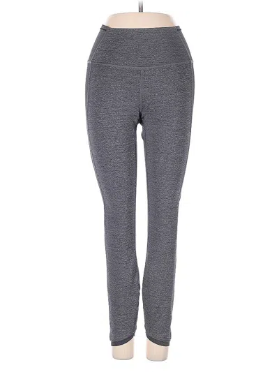 Pre-owned Lululemon Athletica Active Pants In Gray