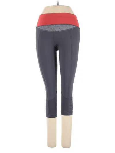 Pre-owned Lululemon Athletica Active Pants In Gray