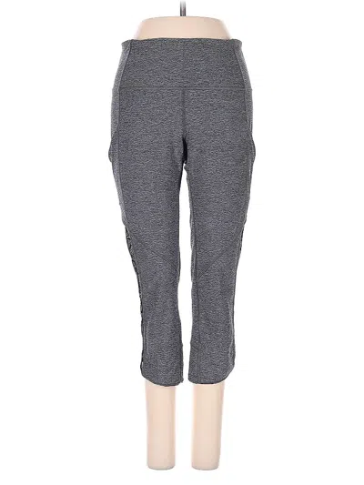 Pre-owned Lululemon Athletica Active Pants In Gray