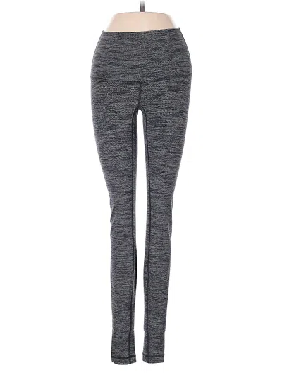 Pre-owned Lululemon Athletica Active Pants In Gray