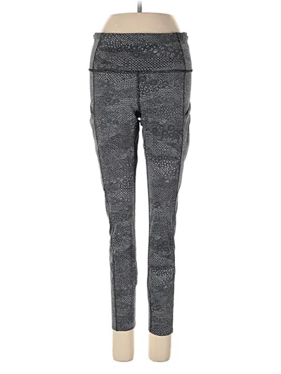 Pre-owned Lululemon Athletica Active Pants In Gray