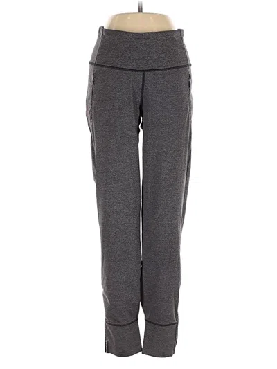 Pre-owned Lululemon Athletica Active Pants In Gray