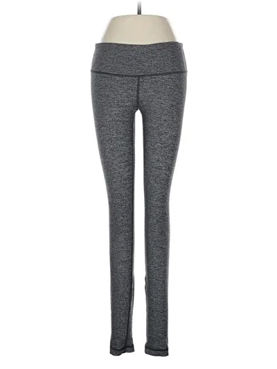 Pre-owned Lululemon Athletica Active Pants In Gray