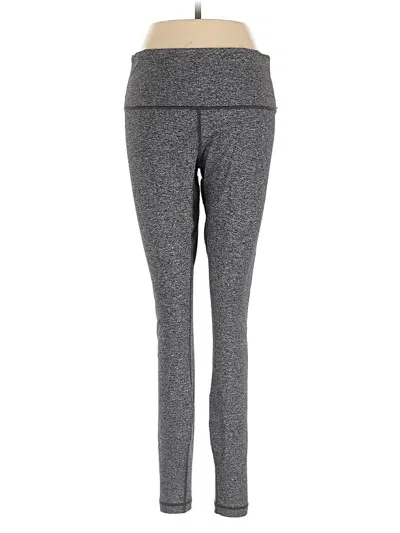 Pre-owned Lululemon Athletica Active Pants In Gray