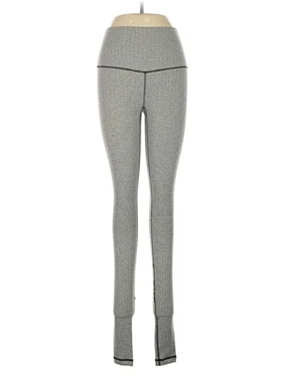 Pre-owned Lululemon Athletica Active Pants In Gray