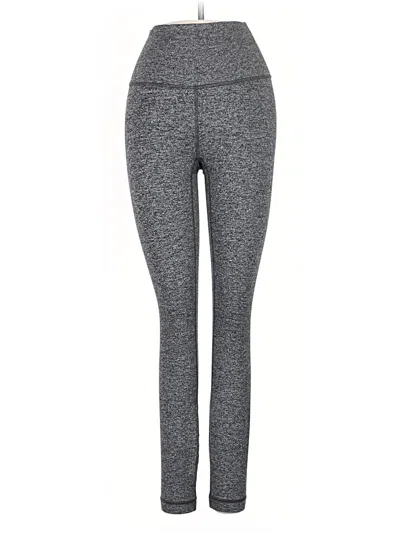 Pre-owned Lululemon Athletica Active Pants In Gray