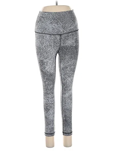Pre-owned Lululemon Athletica Active Pants In Gray