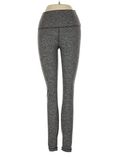 Pre-owned Lululemon Athletica Active Pants In Gray