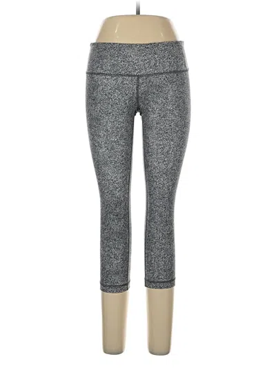 Pre-owned Lululemon Athletica Active Pants In Gray