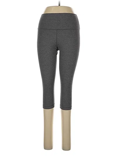 Pre-owned Lululemon Athletica Active Pants In Gray