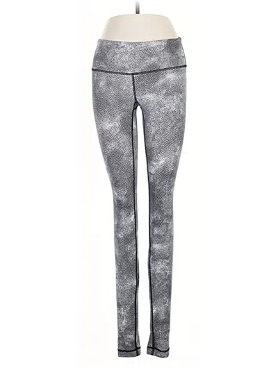 Pre-owned Lululemon Athletica Active Pants In Gray