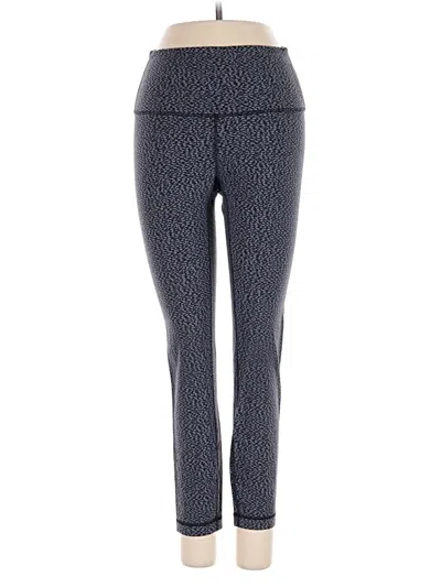 Pre-owned Lululemon Athletica Active Pants In Gray
