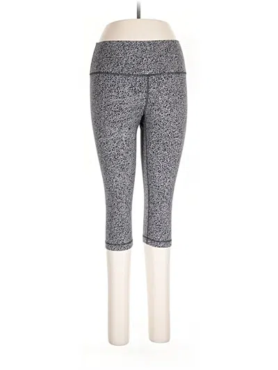 Pre-owned Lululemon Athletica Active Pants In Gray