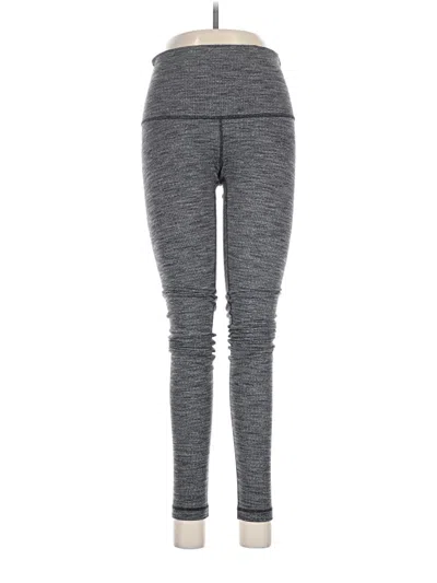 Pre-owned Lululemon Athletica Active Pants In Gray
