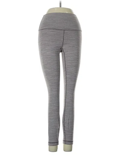 Pre-owned Lululemon Athletica Active Pants In Gray
