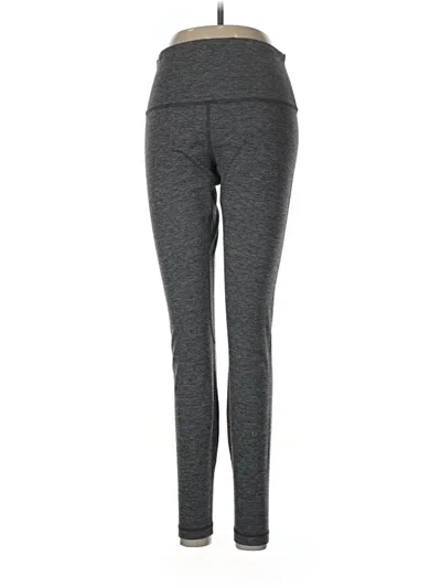 Pre-owned Lululemon Athletica Active Pants In Gray