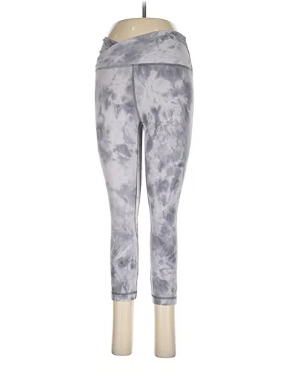 Pre-owned Lululemon Athletica Active Pants In Gray